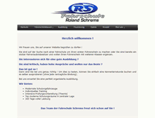 Tablet Screenshot of fahrschule-schrems.de